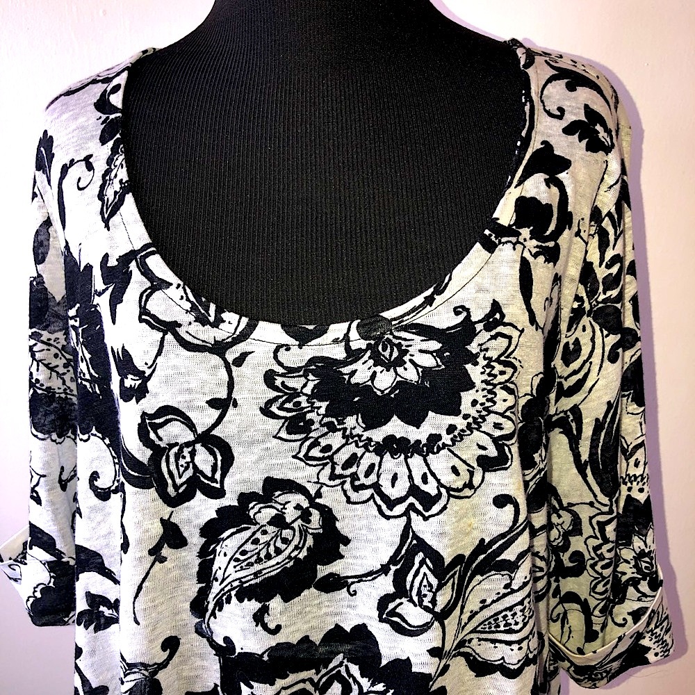 Ralph Lauren Linen Floral Top